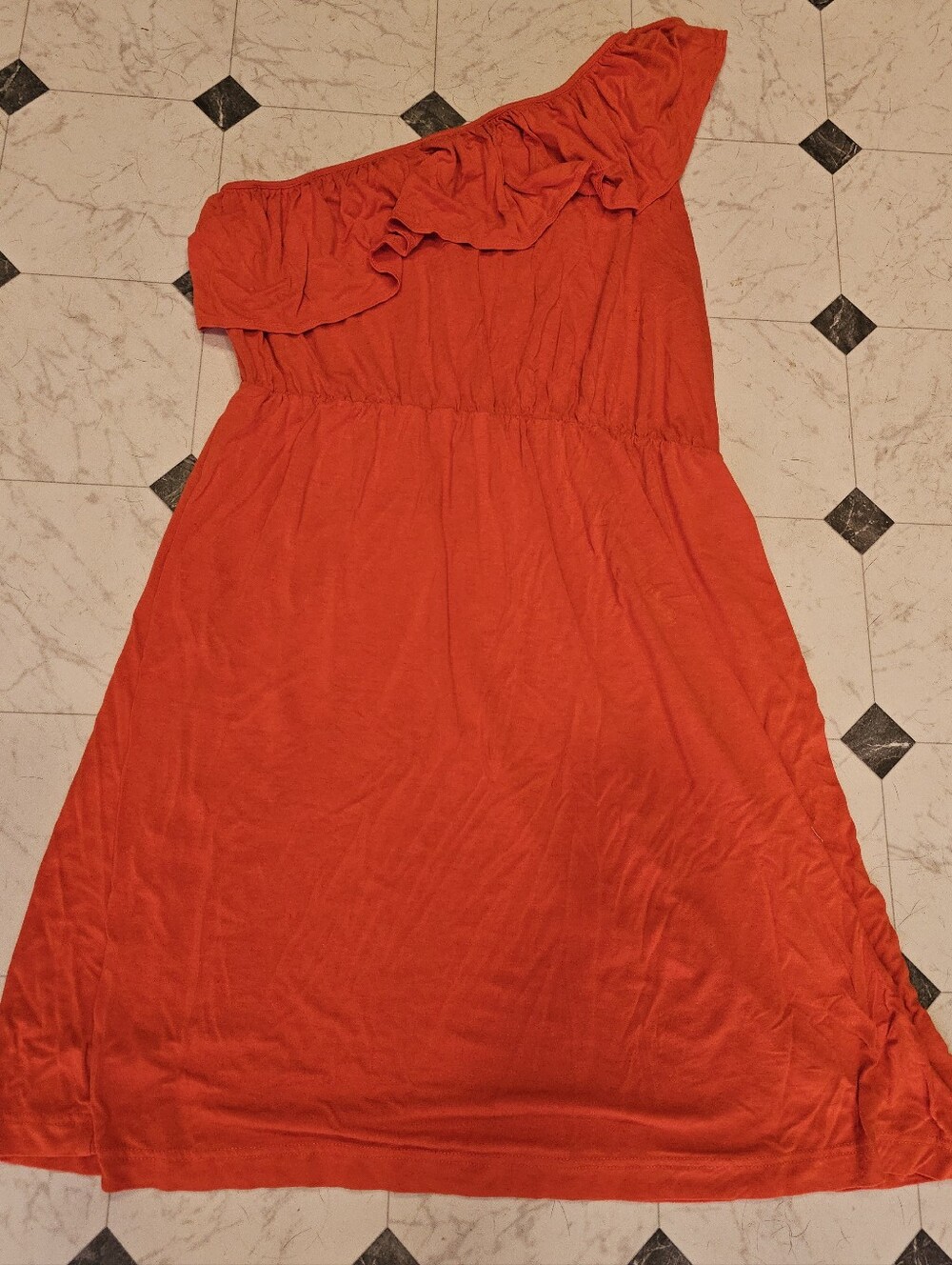 XL One Shoulder Asymetrical Dress